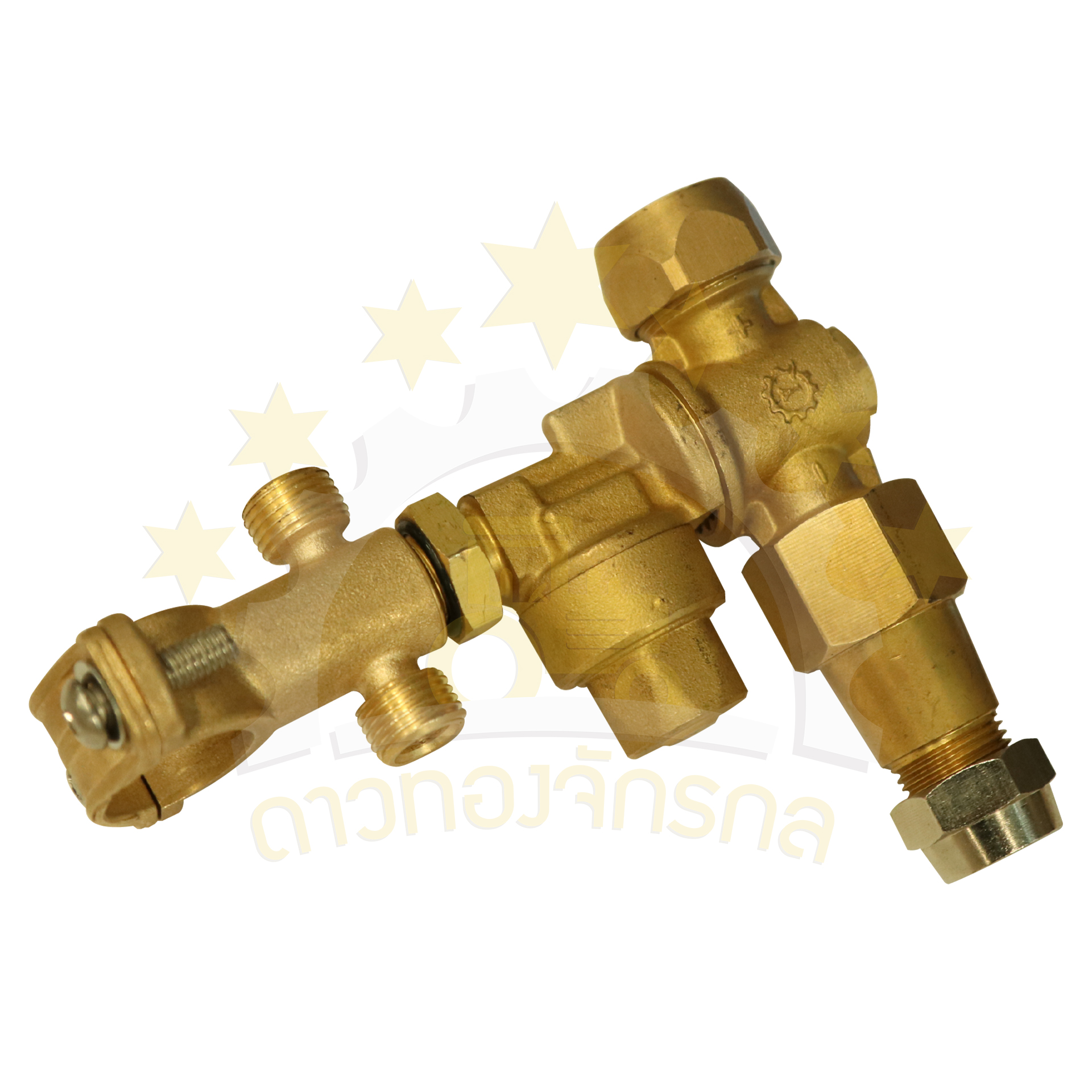 Brass spray nozzle 2 way adjustable distance + trailer spray nozzle