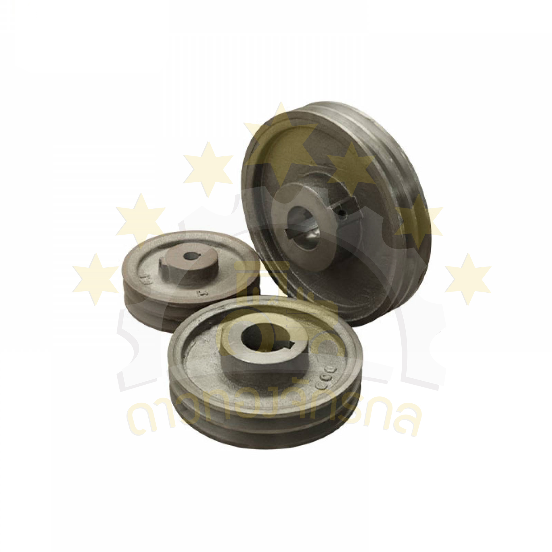 Pulley 2 grooves heavy