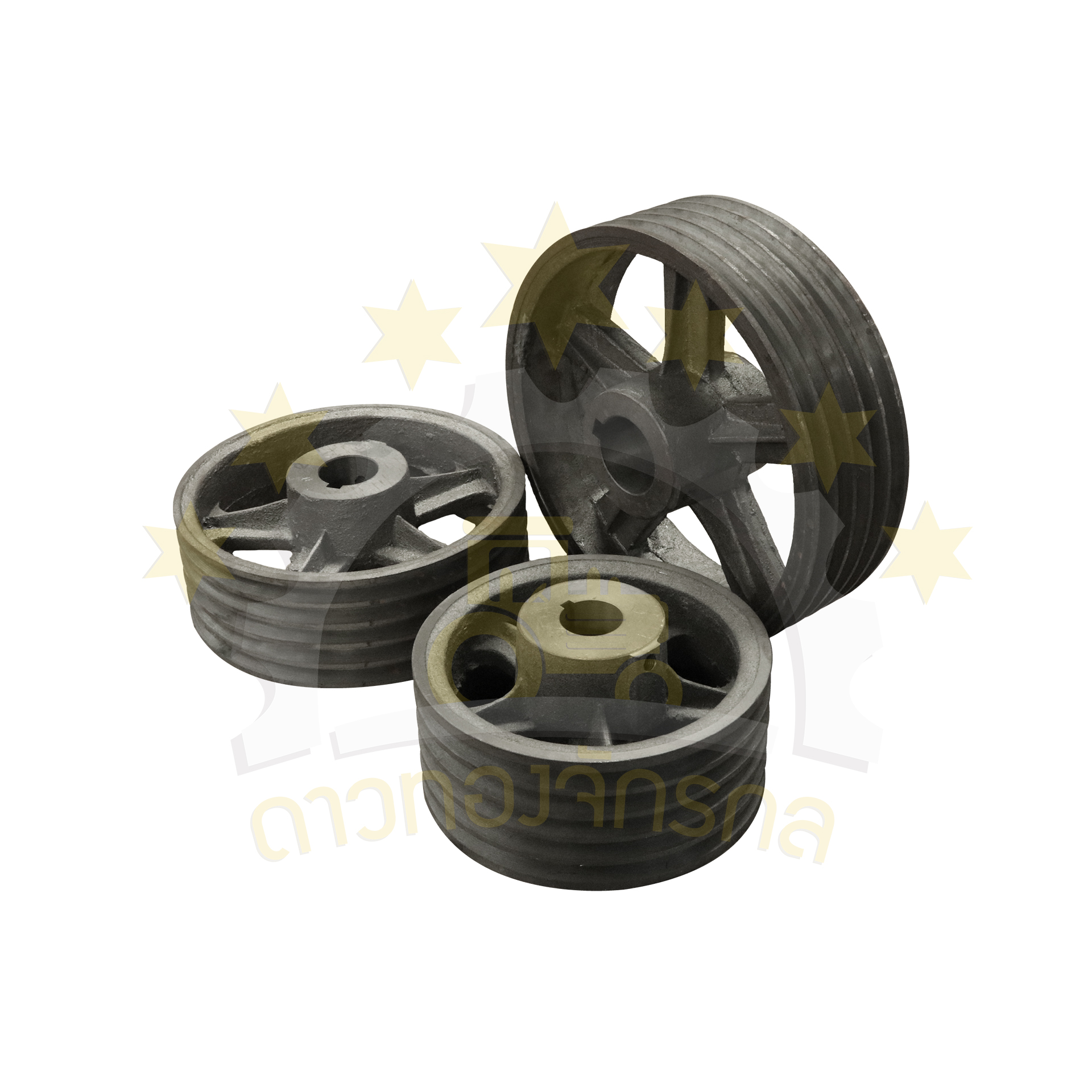 Pulley 5 grooves spokes