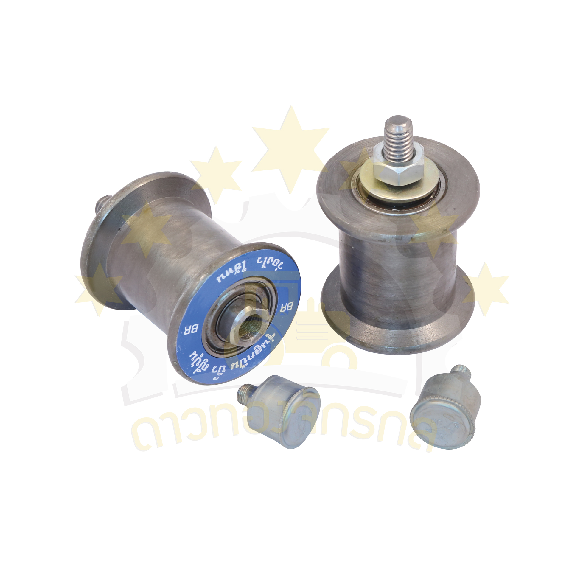 Set pulley belt 6203 - 2 smooth lines - screws 5/8